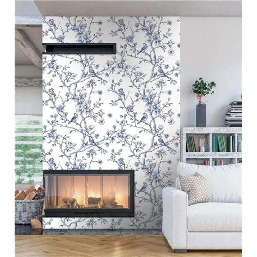 Bird Peel and Stick Wallpaper Self Adhesive Vinyl Wall Paper
